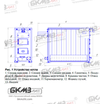 Чугунный твердотопливный котел КЧВр-20Т