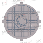 Крышка люка чугунного магистрального ТМ (Д400)-1-60